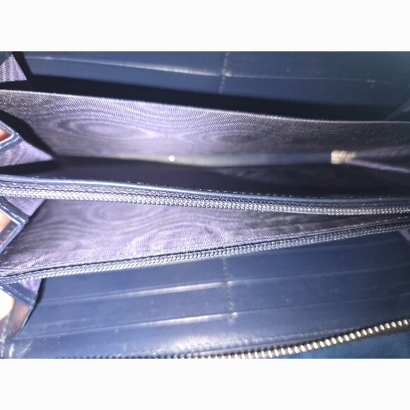 EUC Authentic Gucci Zippy Wallet - RARE Navy Blue - Picture 6 of 11
